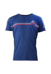 PEAK MOUNTAIN - T-shirt Peak Mountain Casa. Kolor: niebieski #1