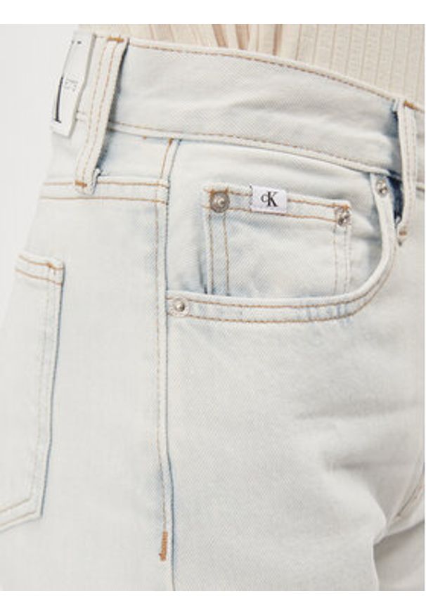 Calvin Klein Jeans Jeansy J20J222139 Niebieski Straight Fit. Kolor: niebieski