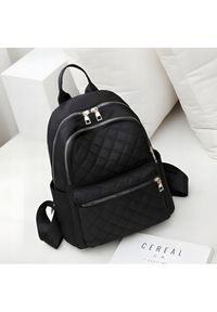 Dexxer POJEMNY Plecak damski miejski EKOSKÓRA szkolny A4 torba lekki 4 KIESZENIE #1