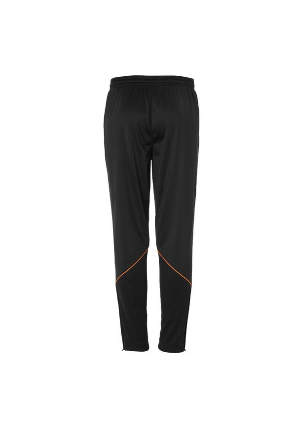 UHLSPORT - Spodnie dresowe dla dzieci Uhlsport Steam 22. Kolor: czarny, wielokolorowy, pomarańczowy. Materiał: dresówka. Sport: fitness, piłka nożna