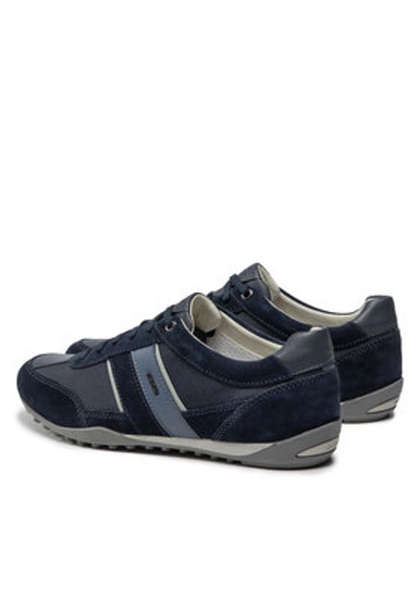 Geox Sneakersy U Wells C U52T5C 02211 C4021 Granatowy. Kolor: niebieski. Materiał: materiał