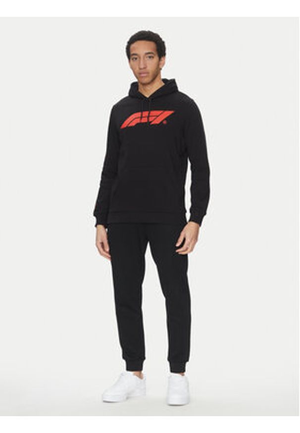 Puma Bluza F1 Ess Logo 625853 Czarny Regular Fit. Kolor: czarny. Materiał: bawełna, syntetyk
