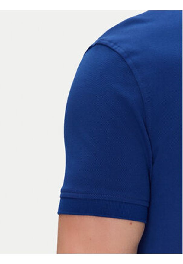 TOMMY HILFIGER - Tommy Hilfiger Polo 1985 MW0MW17770 Niebieski Regular Fit. Typ kołnierza: polo. Kolor: niebieski. Materiał: bawełna
