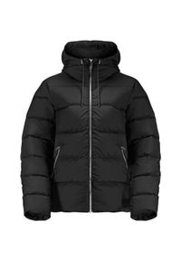 Kurtka puchowa damska Jack Wolfskin 1204912. Kolor: czarny. Materiał: puch