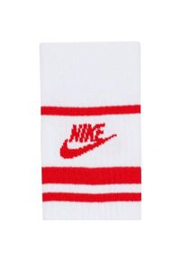 Nike - Skarpety Unisex Dla Dorosłych Sportswear Essential DriFIT Everyday Crew (zestaw. Kolor: czerwony, biały, wielokolorowy. Sport: turystyka piesza
