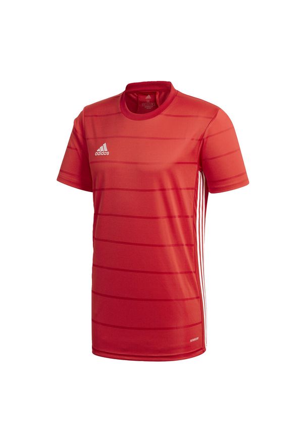 Adidas - Koszulka męska adidas Campeon 21 Jersey. Kolor: czerwony. Materiał: jersey. Sport: piłka nożna, fitness