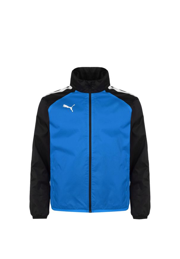 Kurtka dziecięca Puma Team Liga All Weather. Kolor: niebieski, czarny, wielokolorowy. Sport: piłka nożna