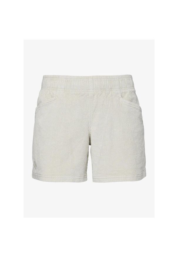 Spodenki wspinaczkowe damskie Black Diamond Dirtbag Corduroy Shorts. Kolor: beżowy. Sport: turystyka piesza