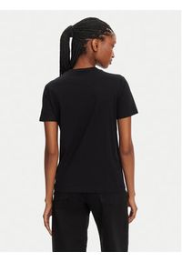 Versace Jeans Couture T-Shirt 78HAHE02 Czarny Regular Fit. Kolor: czarny. Materiał: bawełna #5