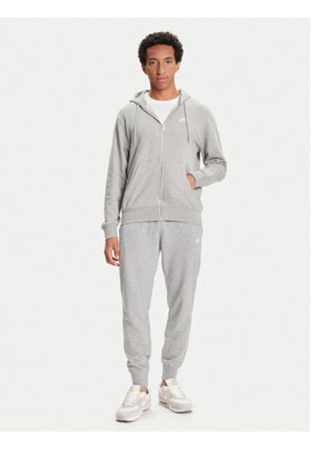 Nike Spodnie dresowe Club Fleece FN3801 Szary Regular Fit. Kolor: szary. Materiał: bawełna