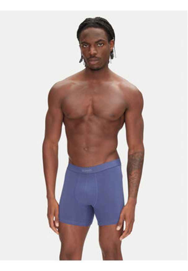 Sloggi Komplet bokserek 10222372 Niebieski. Kolor: niebieski. Materiał: bawełna