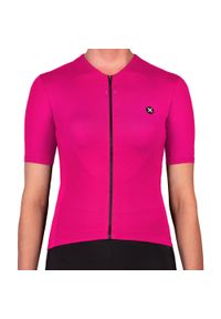 LUXA - Koszulka Rowerowa Damska z krótkim rękawem Luxa Supreme. Kolor: różowy. Materiał: elastan, poliamid. Długość rękawa: krótki rękaw. Długość: krótkie