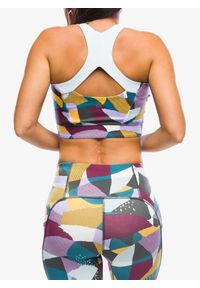 Biustonosz sportowy Smartwool Active Crop Bra. Kolor: fioletowy