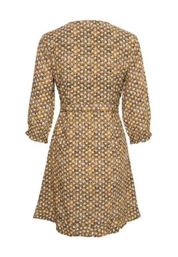 Cream Sukienka codzienna Crtiah Wrap 10611681 Kolorowy Feminine Fit. Okazja: na co dzień. Materiał: wiskoza. Wzór: kolorowy. Typ sukienki: proste. Styl: casual