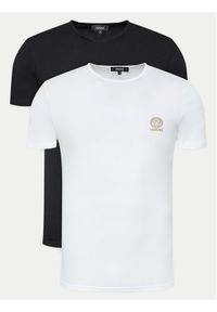 VERSACE - Versace Komplet 2 t-shirtów AU10193 Kolorowy Slim Fit. Materiał: bawełna. Wzór: kolorowy