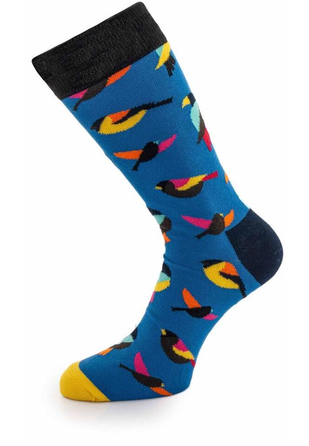 ZEAGLE - Kolorowe Wesołe Skarpetki Unisex z Bawełny 41-46. Kolor: wielokolorowy. Materiał: elastan, poliamid, bawełna. Wzór: kolorowy
