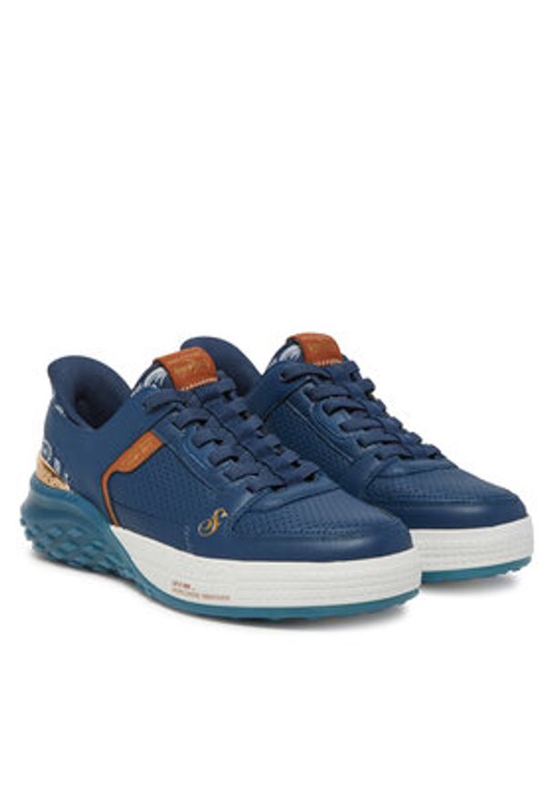 skechers - Skechers Sneakersy Sizzle-Snoop Sizzle Toke Slip-Ins 251170/NVY Granatowy. Kolor: niebieski. Materiał: skóra