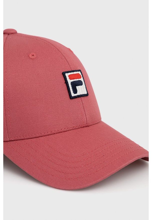 Fila - Czapka. Kolor: różowy