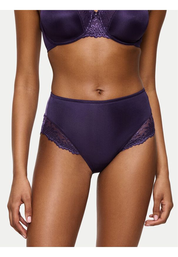 Triumph Figi klasyczne z wysokim stanem Ladyform Soft Maxi 10210671 Fioletowy. Stan: podwyższony. Kolor: fioletowy. Materiał: syntetyk