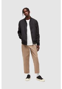 AllSaints Kurtka bomber BASSETT BOMBER męski kolor czarny przejściowa MJ006R. Okazja: na co dzień. Kolor: czarny. Styl: casual #6