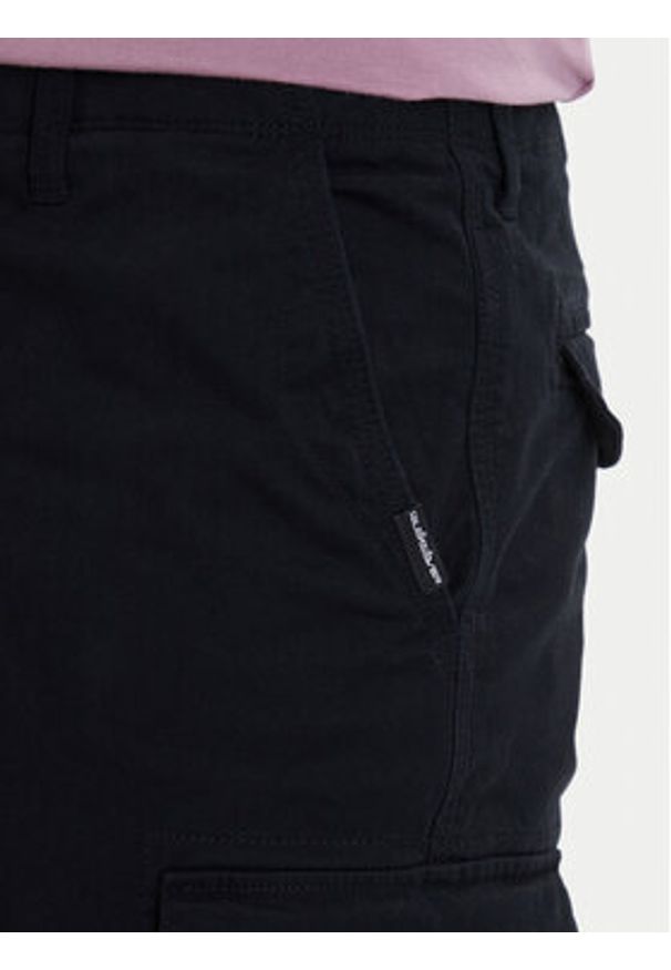 Quiksilver Szorty materiałowe MW Cargo EQYWS03912 Czarny Regular Fit. Kolor: czarny. Materiał: bawełna