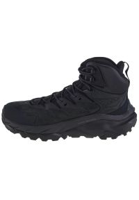 HOKA - Buty Hoka Kaha 2 Mid Gtx 1123155-BBLC czarne. Wysokość cholewki: za kostkę. Kolor: czarny. Materiał: skóra. Szerokość cholewki: normalna. Sport: turystyka piesza #2