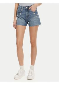 Lee Szorty jeansowe Rider 112363785 Niebieski Straight Fit. Kolor: niebieski. Materiał: bawełna #1