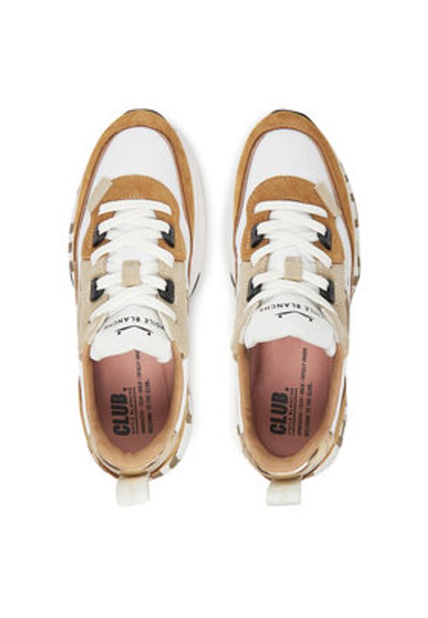 Voile Blanche Sneakersy Club105 0012017475.08.2D27 Biały. Kolor: biały. Materiał: materiał