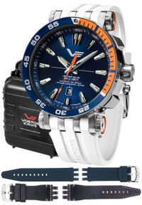 Zegarek męski Vostok Europe NH35A-575A715SW biały. Kolor: biały #1