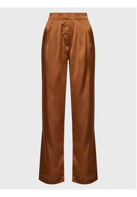 Noisy may - Noisy May Spodnie materiałowe Claire 27021928 Brązowy Relaxed Fit. Kolor: brązowy. Materiał: syntetyk