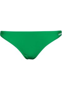 Dół od bikini Superdry Code Essential Bikini Brief. Kolor: zielony. Materiał: elastan, poliester