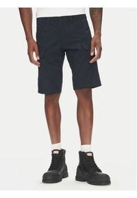 G-Star RAW - G-Star Raw Szorty materiałowe 3D Cargo D26222-D308 Granatowy Regular Fit. Kolor: niebieski. Materiał: bawełna