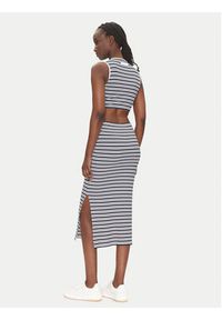 EA7 Emporio Armani Sukienka dzianinowa 7W000301 AF12654 FB101 Biały. Kolor: czarny. Materiał: wiskoza #4