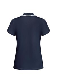 ROLY - Damska Sportowa Koszulka Polo Tamil Z Krótkim Rękawem. Typ kołnierza: polo. Kolor: biały, wielokolorowy, niebieski. Długość rękawa: krótki rękaw. Długość: krótkie