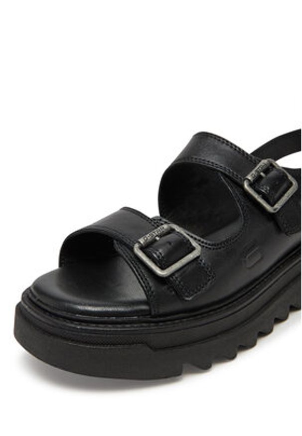 G-Star RAW - G-Star Raw Sandały WB-TAMMY-24 Czarny. Kolor: czarny. Materiał: skóra