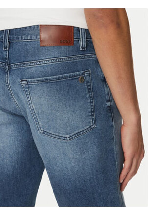 BOSS Szorty jeansowe Re.Maine 50537787 Niebieski Regular Fit. Kolor: niebieski. Materiał: bawełna