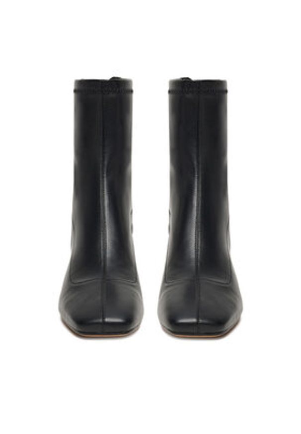 Nine West Botki CEO-ASALA-01 Czarny. Kolor: czarny. Materiał: materiał, skóra