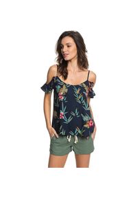 Bluzka treningowa damska Roxy Dreamland. Kolor: niebieski. Materiał: wiskoza. Sport: fitness #1