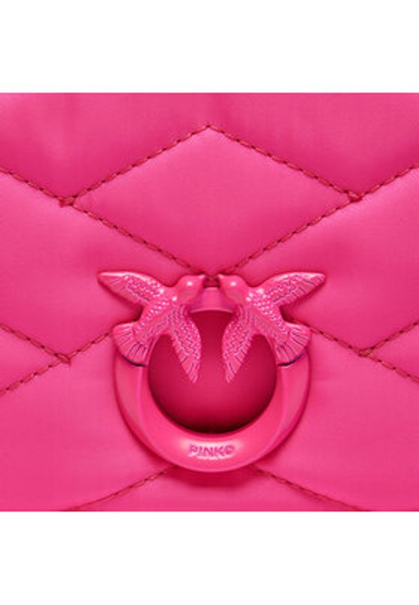 Pinko Torebka Love Click Puff Baby PE 24 PLTT 101584 A1EU Różowy. Kolor: różowy