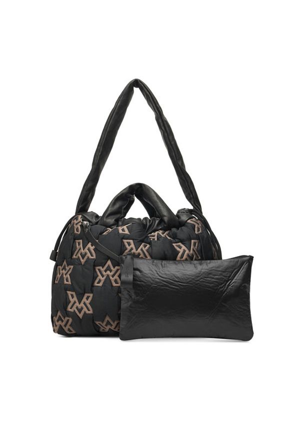 Vic Matié Torebka Monogram 1H0600T 999BR8B468 Czarny. Kolor: czarny