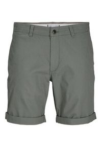 Jack & Jones - Jack&Jones Szorty materiałowe Dave 12182549 Zielony Regular Fit. Kolor: zielony. Materiał: bawełna #9