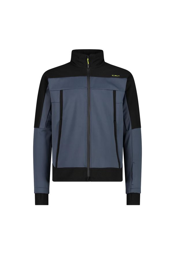 Kurtka męska rowerowa CMP 34A1857. Kolor: szary. Materiał: softshell. Sport: turystyka piesza