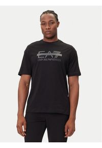 EA7 Emporio Armani T-Shirt 7M001129 AF10375 UC001 Czarny Modern Fit. Kolor: czarny. Materiał: bawełna