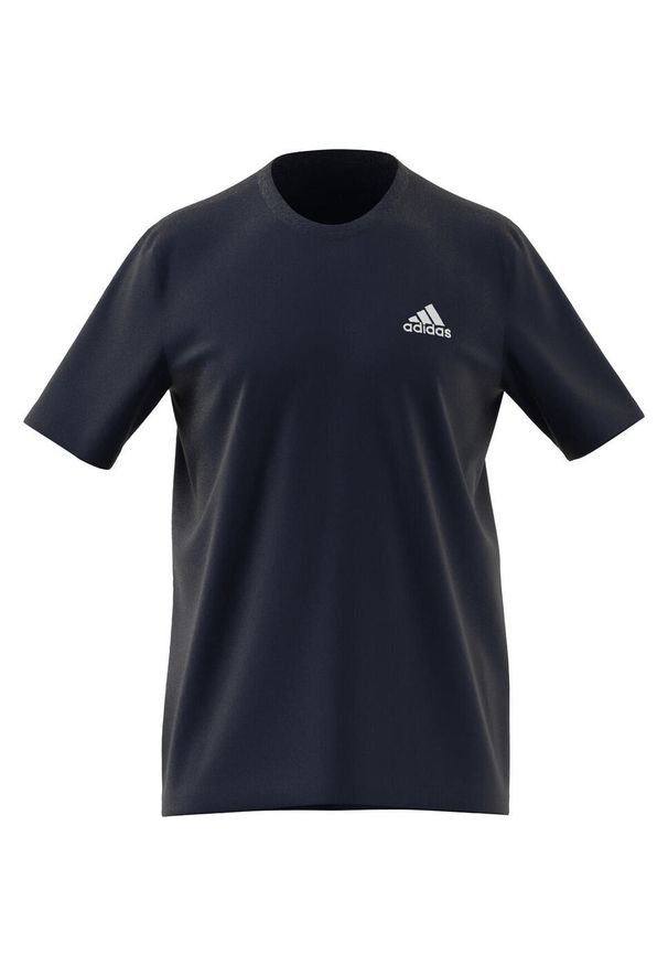 Adidas - Koszulka adidas Essentials Embroidered Small Logo. Kolor: niebieski