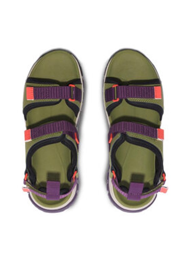 Timberland Sandały Lincoln Peak 2 Strap Sandal TB0A5ZRZES61 Khaki. Kolor: brązowy. Materiał: materiał