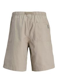 Jack & Jones - Jack&Jones Szorty materiałowe Towen 12273685 Beżowy Baggy Fit. Kolor: beżowy. Materiał: bawełna #3