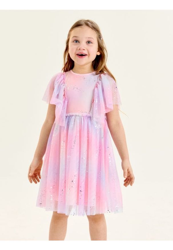 Sinsay - Sukienka babydoll - wielobarwny