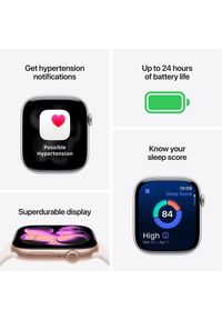 APPLE - Watch Series 11 46mm Silver /Purple Fog Sport Band - S/M. Styl: sportowy