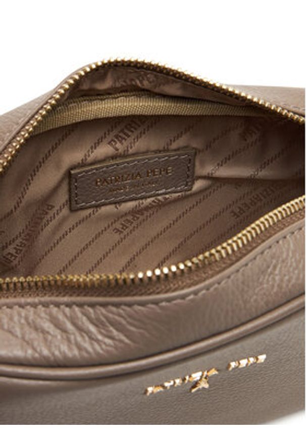 Patrizia Pepe Torebka CB0071/L001-B744 Brązowy. Kolor: brązowy. Materiał: skórzane
