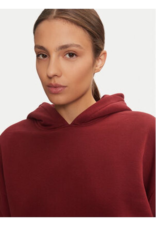 Gina Tricot Bluza 21735 Czerwony Oversize. Kolor: czerwony. Materiał: bawełna, syntetyk